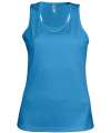 PA442 Women's Sports Vest Aqua Blue colour image